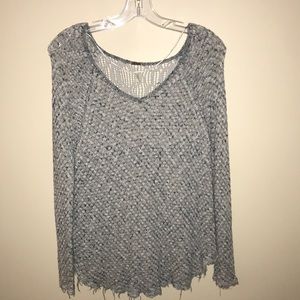 Knit/lace sweater